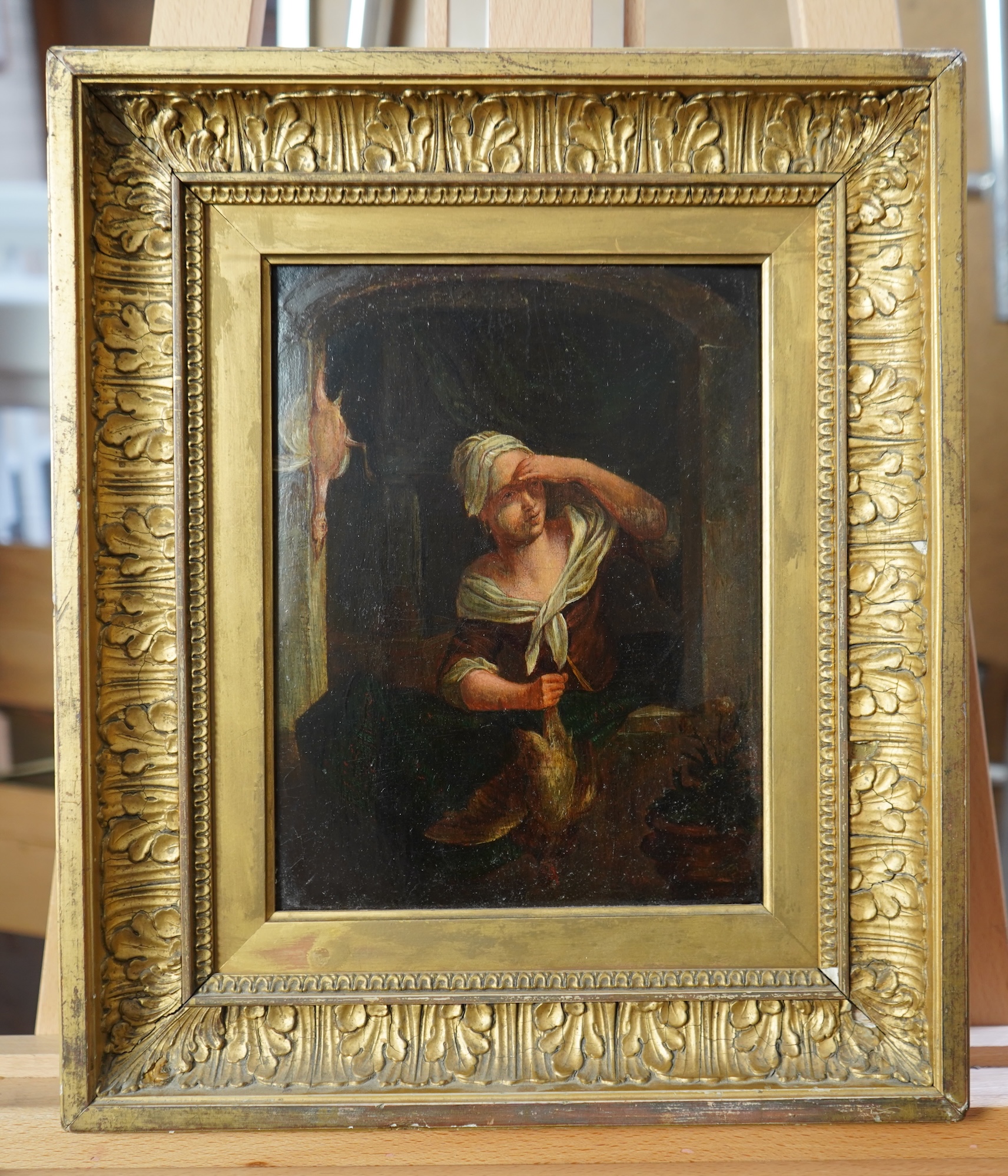 After Jacob Akkerdijk, Dutch 1815-1862, 'On the Lookout'